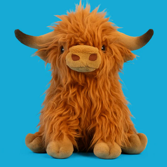 Gezellige Hoogland Koe Pluche - Zacht Knuffeldier voor Kinderen en Verzamelaars