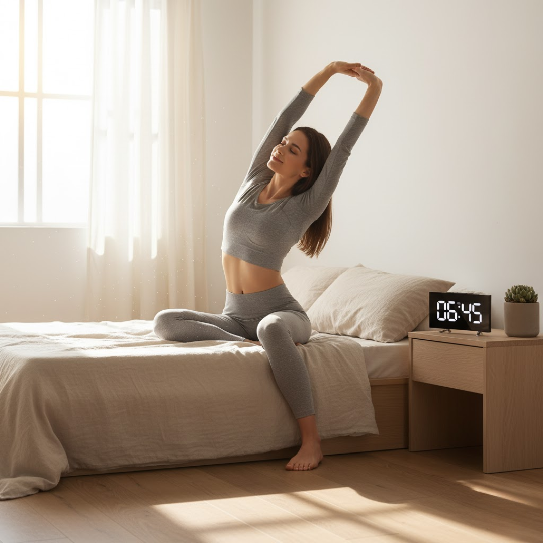 CurveClock | Digitale Wekker LED met Gebogen Scherm en Automatische Verlichting