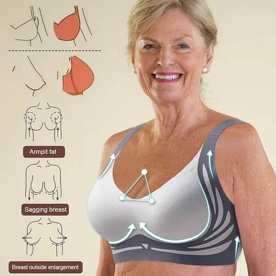 CurvaFit Super Verzameling BH | Draadloze Push-up BH | Geen hangende borsten meer