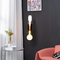 Hanglamp van gekandiseerd glas