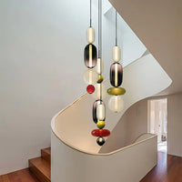 Hanglamp van gekandiseerd glas