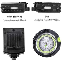 Multifunctionele Militaire Richtkompas met Clinometer