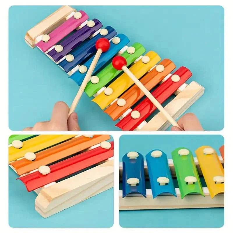 EduQuest 5-in-1 Montessori Set – Creatief leren voor baby's vanaf 6 maanden