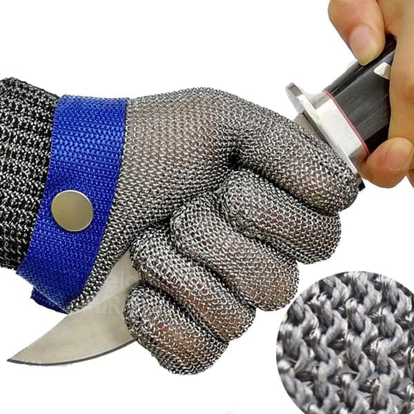 Snijbestendige RVS Handschoen voor Keuken Vleesverwerking en Oesters