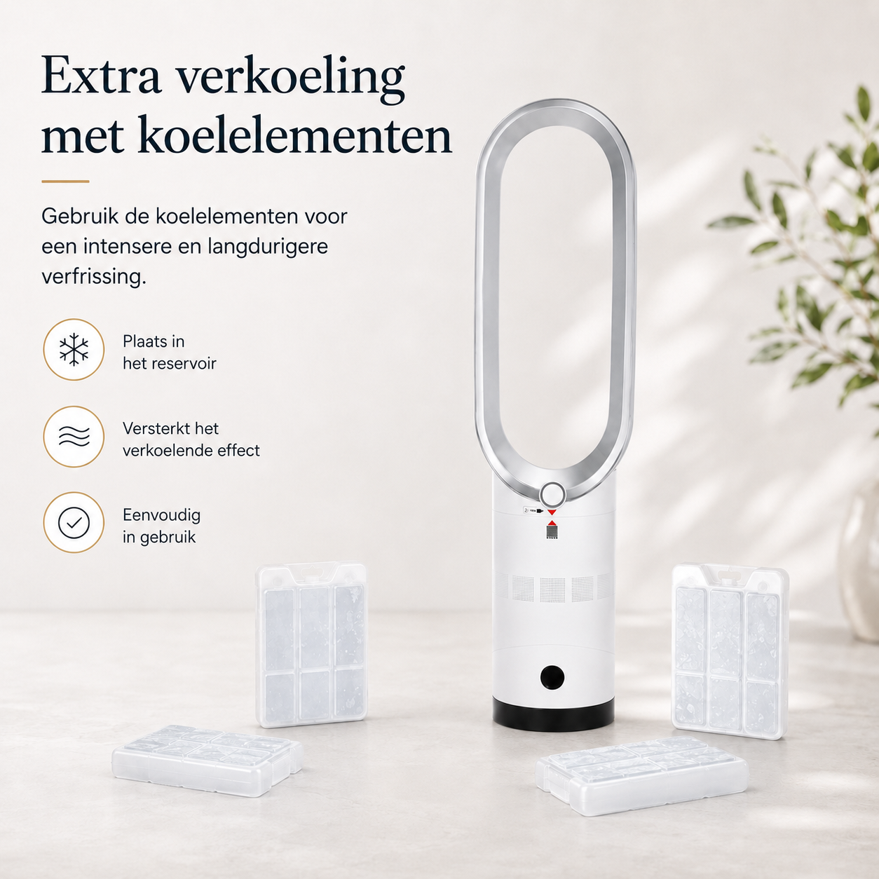 AirPure Pro – 3-in-1 Luchtkoeler met UV-reiniging & Ionisator | 6L Draagbare Ventilator