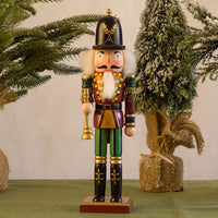 NutcrackerJoy - Houten Notenkraker Soldaat Figuur voor Tijdloze Kerstsfeer