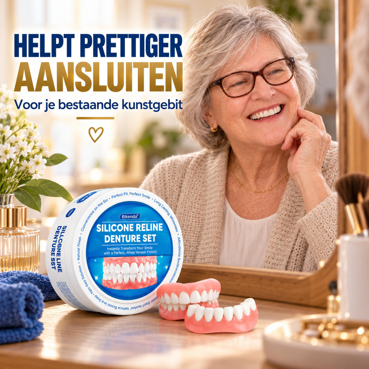 Bikenda | Siliconen Reline-Set – Praktisch Cadeau voor Opa & Oma