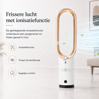 Airpure | Compact 3-in-1 Luchtreiniger & Koeler | Met Oscillatie & LED Aanraakbedieningspaneel