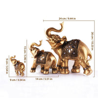 Gouden Olifant Standbeeld