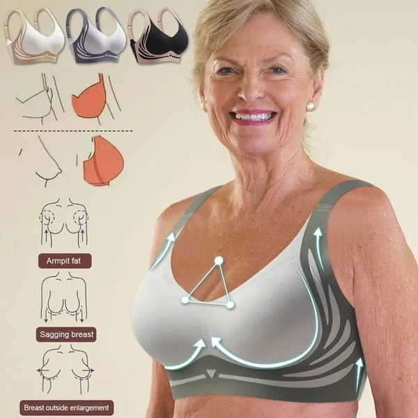 CurvaFit Super Verzameling BH | Draadloze Push-up BH | Geen hangende borsten meer