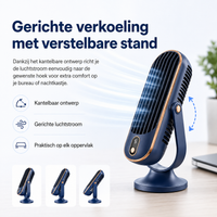 Coolux – Ultra-Stille USB Bureauventilator