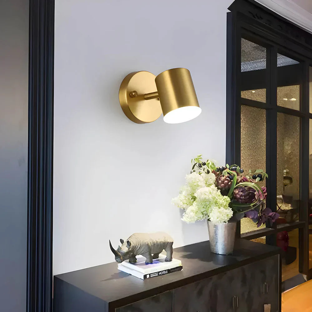 Moderne LED wandlamp met gouden afwerking – elegantie en functionaliteit