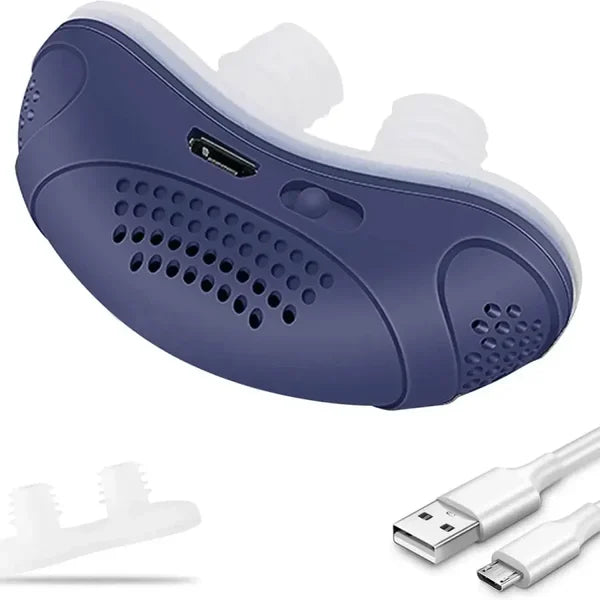 Slaaploos, maskervrij, Micro-CPAP Anti-Snurken