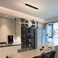 Moderne LED hanglamp – geometrisch design, plafondverlichting voor woonkamer en eetkamer