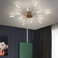 Moderne LED plafondlamp - minimalistisch design in zonnestraal stijl
