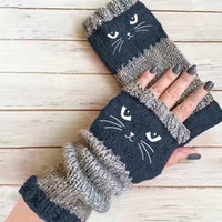 Kat Brei Vingerloze Handschoenen