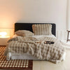 Pluche Winterdeken | Zachte deken van imitatiebont voor ultiem wintercomfort.
