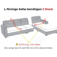 SofaSnug - Elastische sofa hoes van fluweel die uw geld bespaart