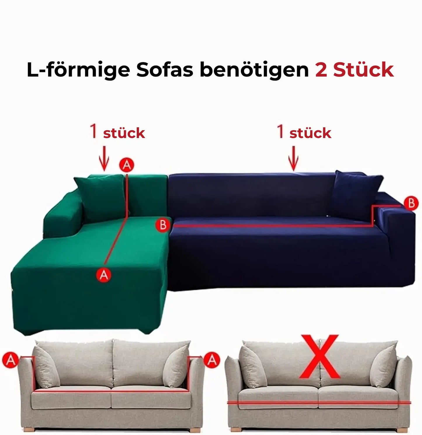 SofaSnug - Elastische sofa hoes van fluweel die uw geld bespaart