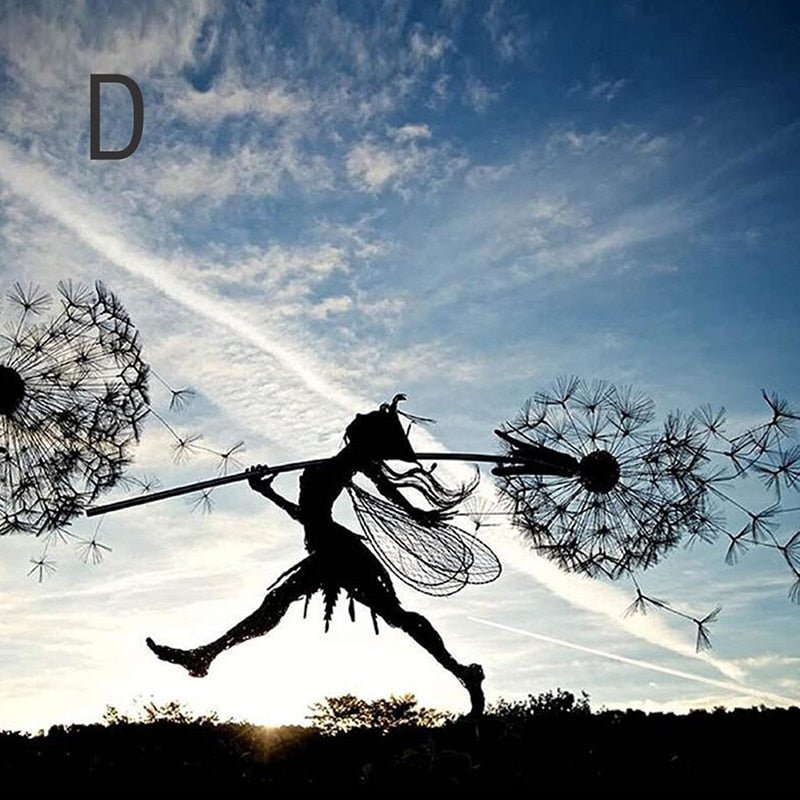 Dansende Fee Standbeeld Staal - FairyDancer™
