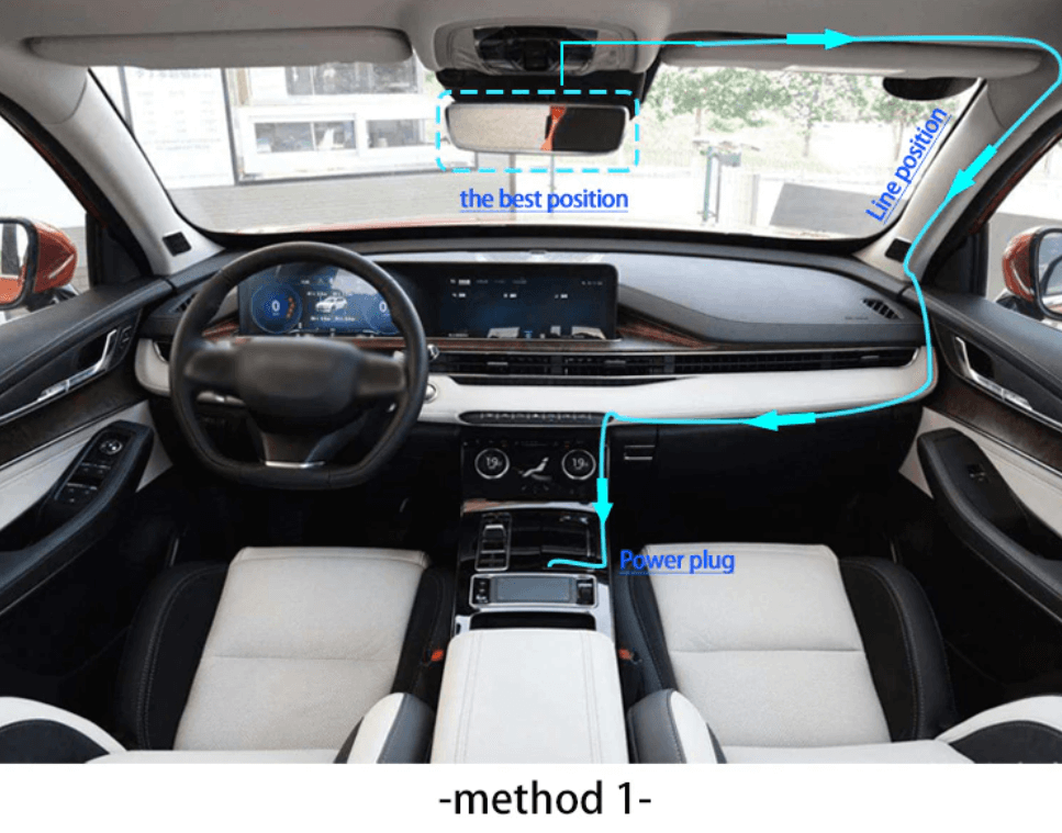 Full HD 1080P dashboardcamera met nachtzicht