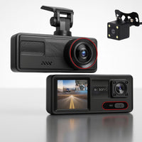 Dashcam voor auto voor en achter | Achteruitrijcamera om te monteren | Auto camera | FahrCam