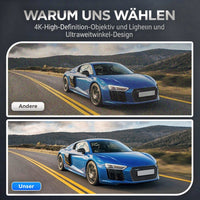 Dashcam voor auto voor en achter | Achteruitrijcamera om te monteren | Auto camera | FahrCam