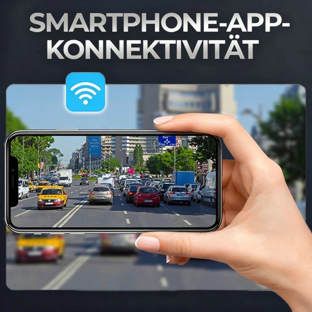 Dashcam voor auto voor en achter | Achteruitrijcamera om te monteren | Auto camera | FahrCam