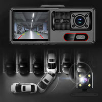 Dashcam voor auto voor en achter | Achteruitrijcamera om te monteren | Auto camera | FahrCam