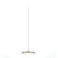 Aria Moderne Minimalistische Hanglamp Rood Zwart Zilver Metaal Slaapkamer