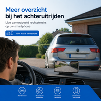 AutoVision | Draadloze HD Achteruitrijcamera voor Auto & Smartphone
