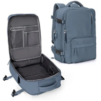 Travelliva Dames Reisrugzak 35 L | Waterdicht & met USB-aansluiting | Anti-diefstal & Schoencompartiment | Voor Wandelen, Dagelijks Gebruik & Reizen