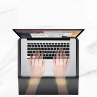 Vouwbare 2-in-1 beschermtas voor laptop | Premium hoes met ondersteuning