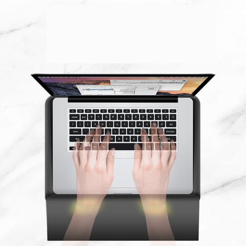 Vouwbare 2-in-1 beschermtas voor laptop | Premium hoes met ondersteuning