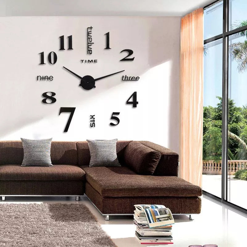 3D Moderne Wandklok | Voeg een elegante decoratie toe aan je huis