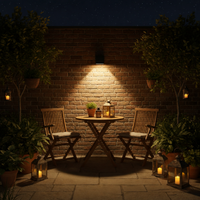 Luxe LED Solar Wandlamp