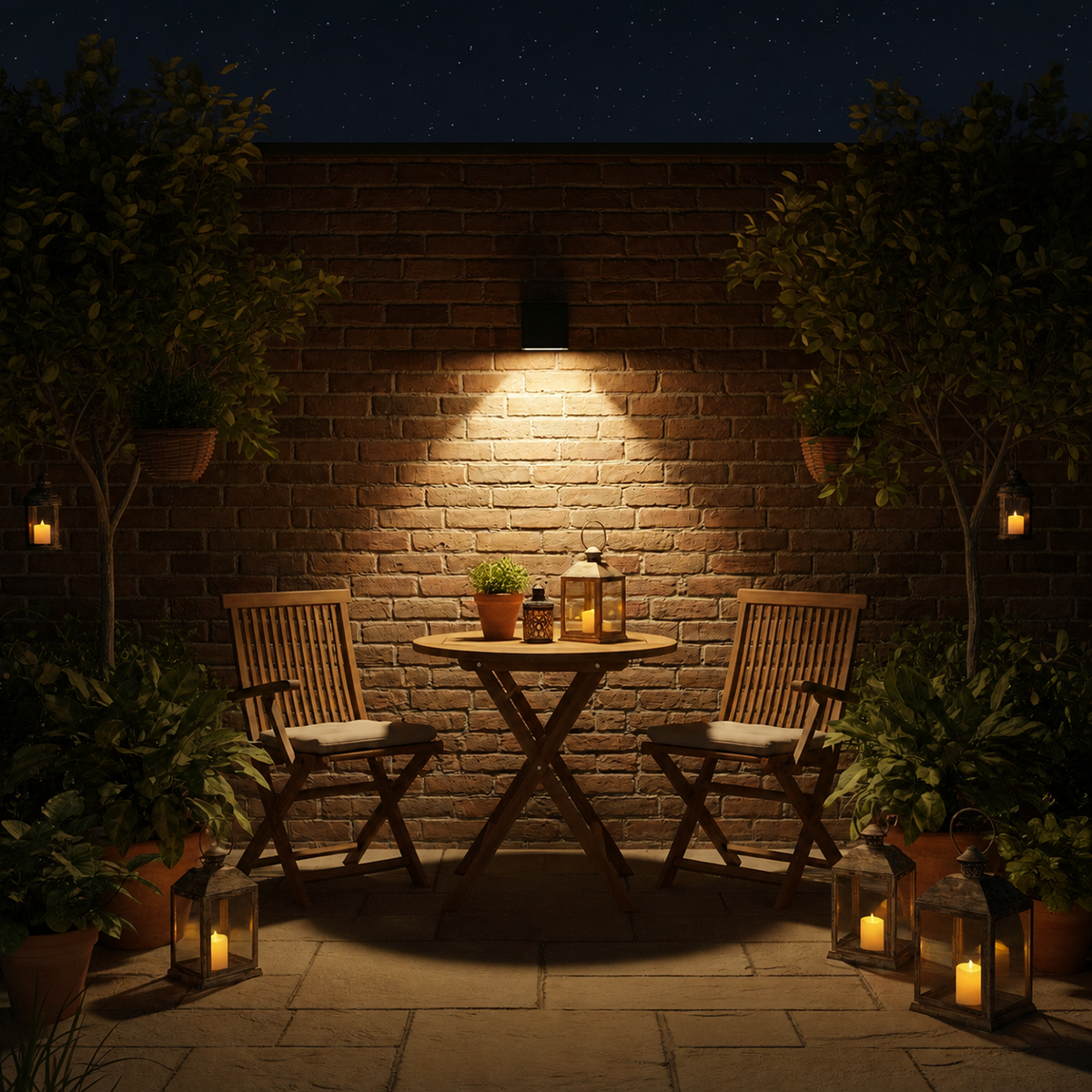 Luxe LED Solar Wandlamp
