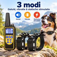 PROCANIS – Outdoor Trainingshalsband voor Wandelen & Kamperen met Hond, IP67-Ontvanger & Bereik tot 800 m