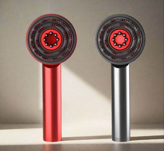 Thera Hoofdhuidmassagekam | Hair Renewal & Red Light Therapy, Verjong je hoofdhuid en haar met een masserende kam met roodlichttherapie.