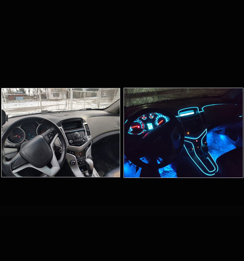 Auto-interieur LED Neonverlichting | Aanpasbare LED-verlichting voor je auto.