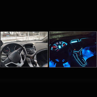 Auto-interieur LED Neonverlichting | Aanpasbare LED-verlichting voor je auto.