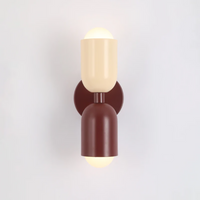 Moderne Metalen Cilinder LED Wandlamp 2-Licht