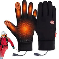 Verwarmde winterhandschoenen met touchscreen
