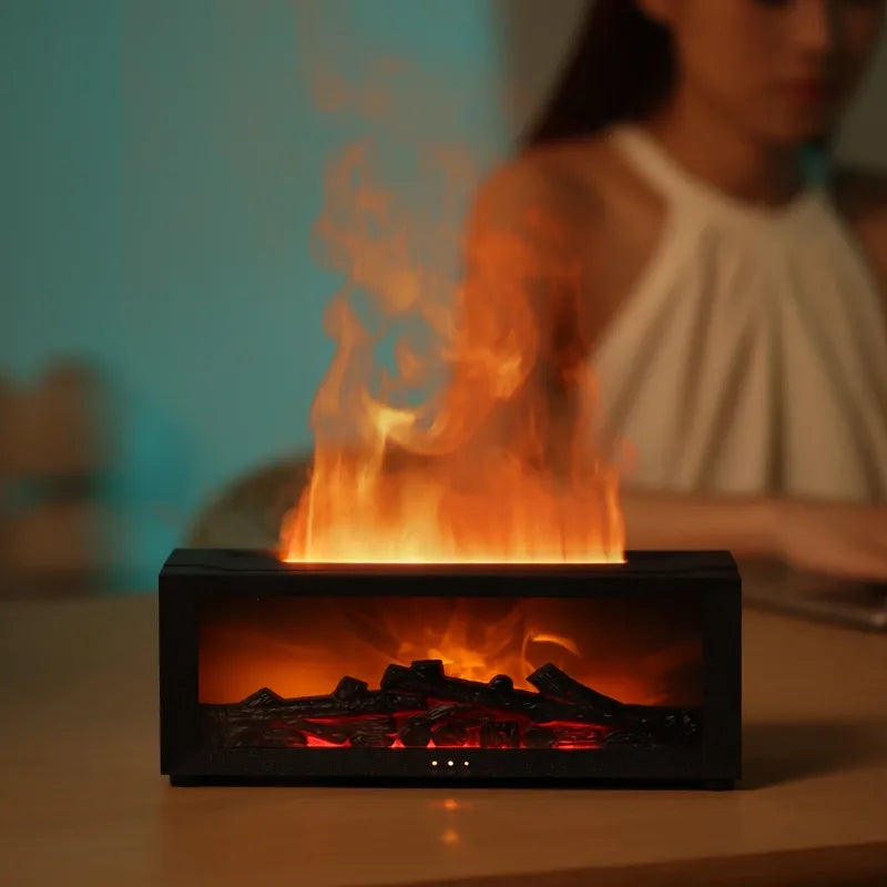 SootheSphere | Voel de warmte en rust van een gloeiende open haard diffuser