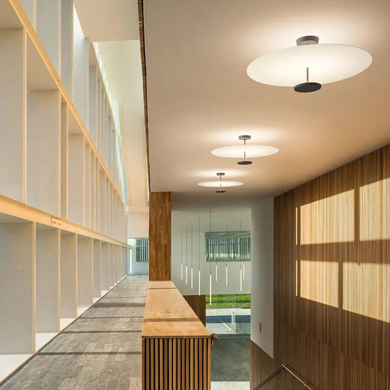 NordAero Circulaire Plafond Chandelier Met Ingebouwde LED's In Nordic Stijl