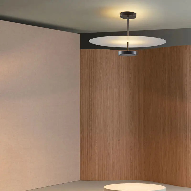 NordAero Circulaire Plafond Chandelier Met Ingebouwde LED's In Nordic Stijl