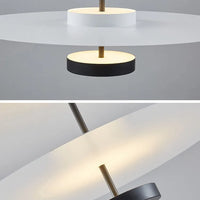 NordAero Circulaire Plafond Chandelier Met Ingebouwde LED's In Nordic Stijl
