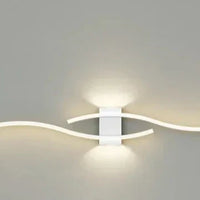 Lumivora Wave LED Wandlamp | Modern Golf-Design | Energiebesparend & Stijlvol | 60×15 cm | Warm, verblindingsvrij licht