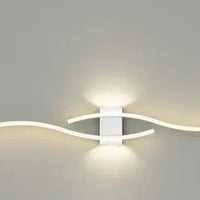 Lumivora Wave LED Wandlamp | Modern Golf-Design | Energiebesparend & Stijlvol | 60×15 cm | Warm, verblindingsvrij licht