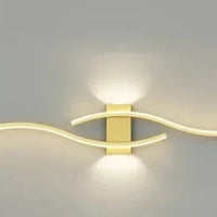 Lumivora Wave LED Wandlamp | Modern Golf-Design | Energiebesparend & Stijlvol | 60×15 cm | Warm, verblindingsvrij licht